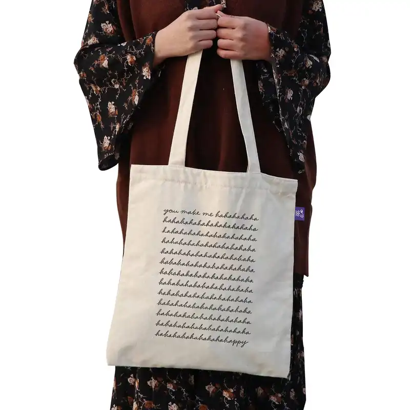 ساک خرید ترمه طراحان ایده مدل تو مرا شاد میکنی کد 1320 - L