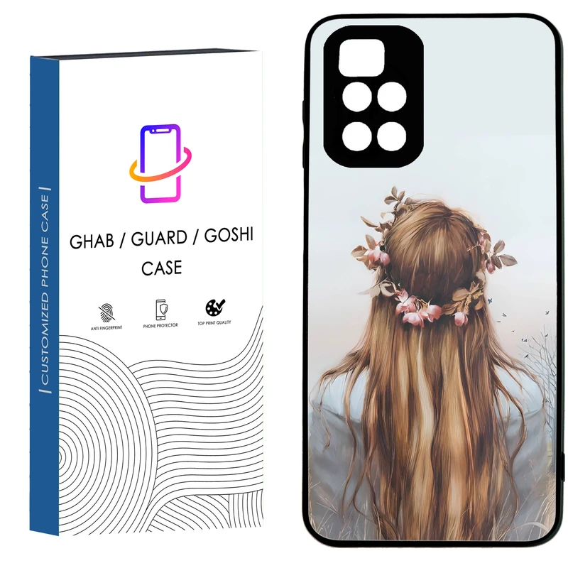 کاور قاب گارد گوشی طرح دخترانه کد 44  - TPU مناسب برای گوشی موبایل شیائومی Redmi Redmi 10 4G