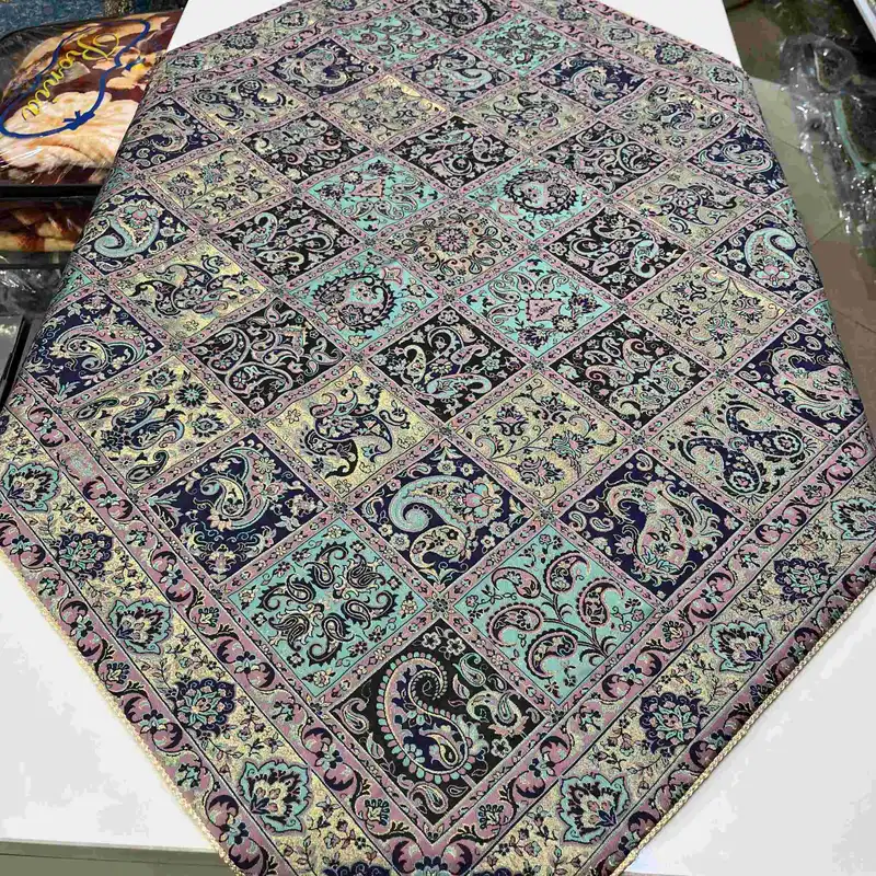 رومیزی ترمه طرح خشتی مدل khs100