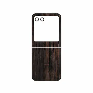 MAHOOT Burned_Wood Cover Sticker for Motorola Razr 40 Ultra