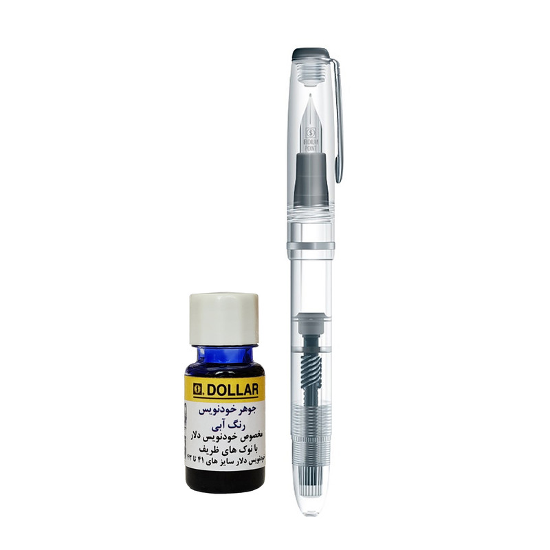 خودنویس دلار مدل 717i کد 42 به همراه جوهر