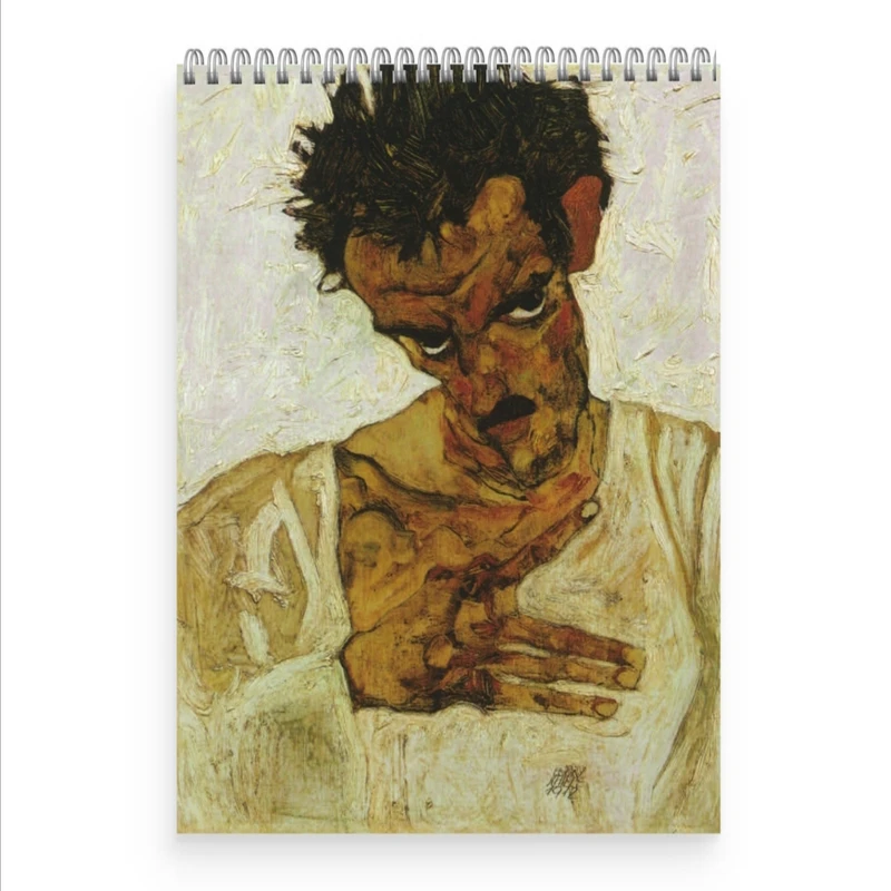 دفتر طراحی 50 برگ مدل اگون شیله کد A4