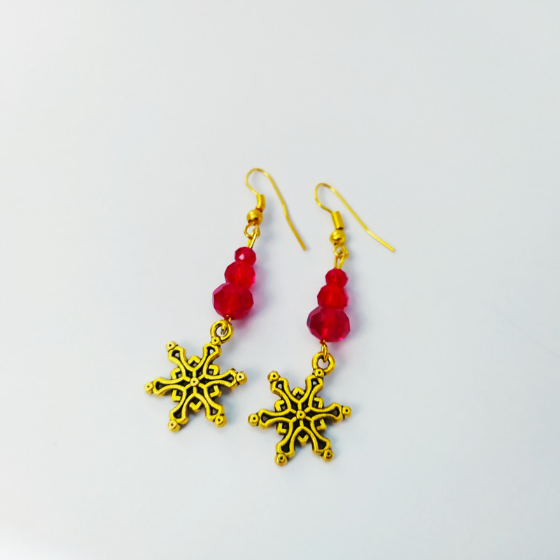 گوشواره دخترانه مدل کریستالی آویزدار کد B1 گوشواره دخترانه مدل کریستالی آویزدار کد B1