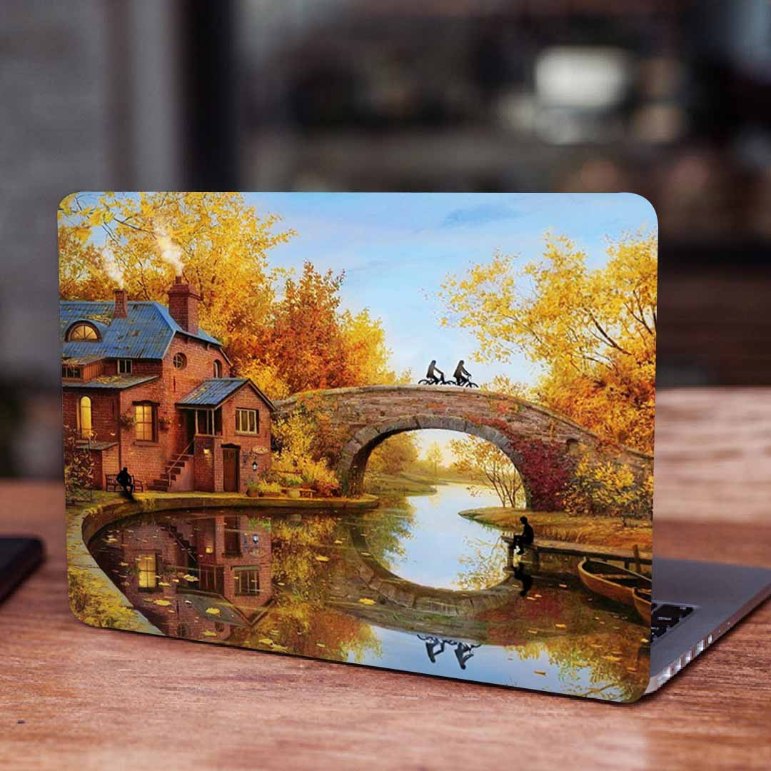 استیکر لپ تاپ طرح نقاشی فانتزی  کد P-1541 مناسب برای لپ تاپ 15 تا 17 اینچ