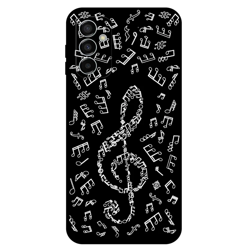 کاور مگافون طرح نوت موسیقی مدل 1370 مناسب برای گوشی موبایل سامسونگ Galaxy M23 5G / F23 5G   