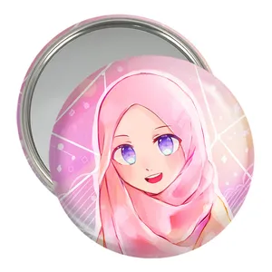 آینه جیبی خندالو مدل دخترانه باحجاب کد 26003