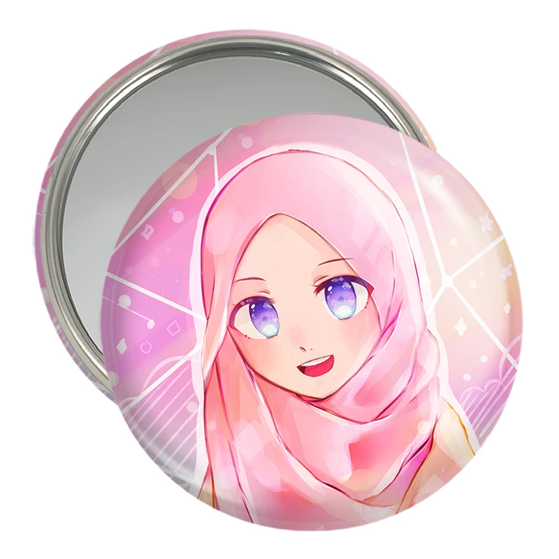 آینه جیبی خندالو مدل دخترانه باحجاب کد 26003