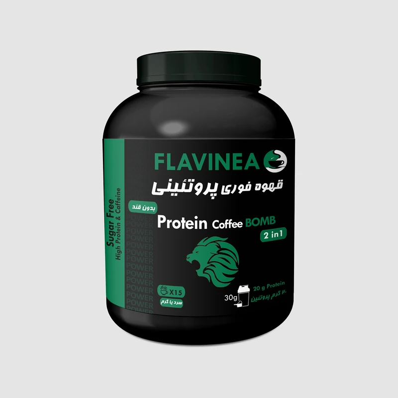 قهوه فوری پروتئینی بدون قند فلاوینا - 450 گرم