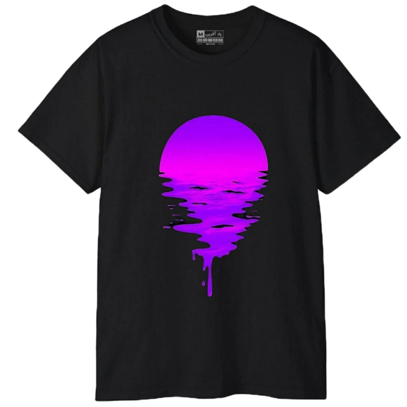 تی شرت آستین کوتاه مردانه پاد آفرین مدل دریا کد 43