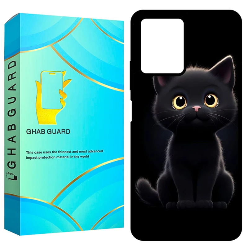 کاور قاب گارد طرح گربه مدل GCHPRN12PP مناسب برای گوشی موبایل شیائومی Redmi Note 12 Pro Plus