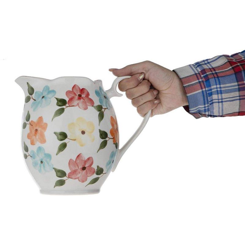 سرویس پارچ و لیوان 7 پارچه طرح بهار گل ها