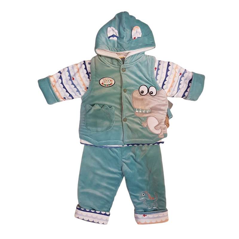 ست 3 تکه لباس نوزادی مدل ASH761