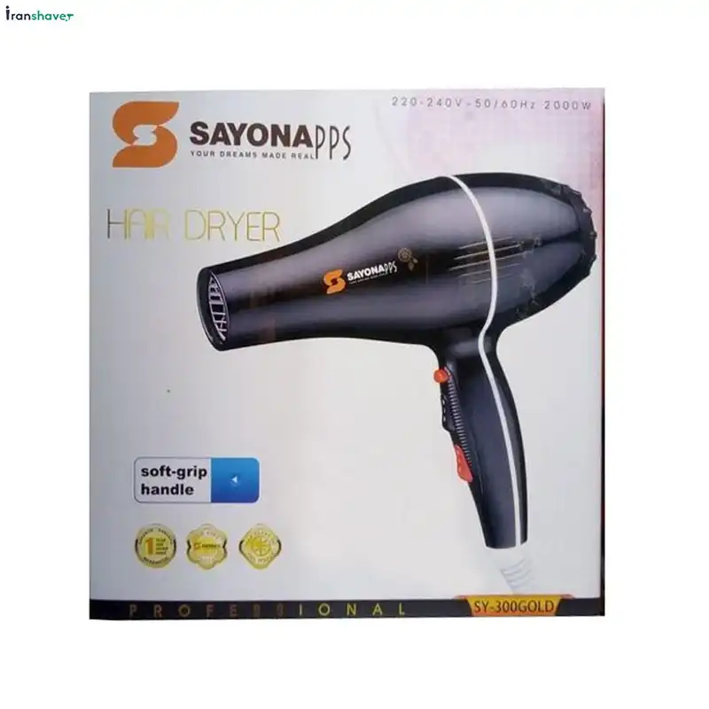 سشوار حرفه ای سایونا مدل SY-300GOLD