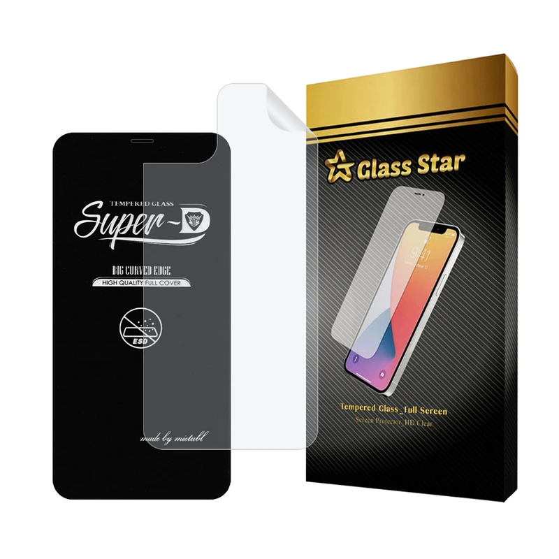 محافظ صفحه نمایش گلس استار مدل SUPNABKGS مناسب برای گوشی موبایل اپل iPhone 11 Pro Max به همراه محافظ پشت گوشی هیدروژل