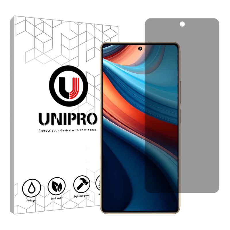 محافظ صفحه نمایش حریم شخصی یونی پرو مدل Star 5 مناسب برای گوشی موبایل شیائومی Redmi Note 13R Pro
