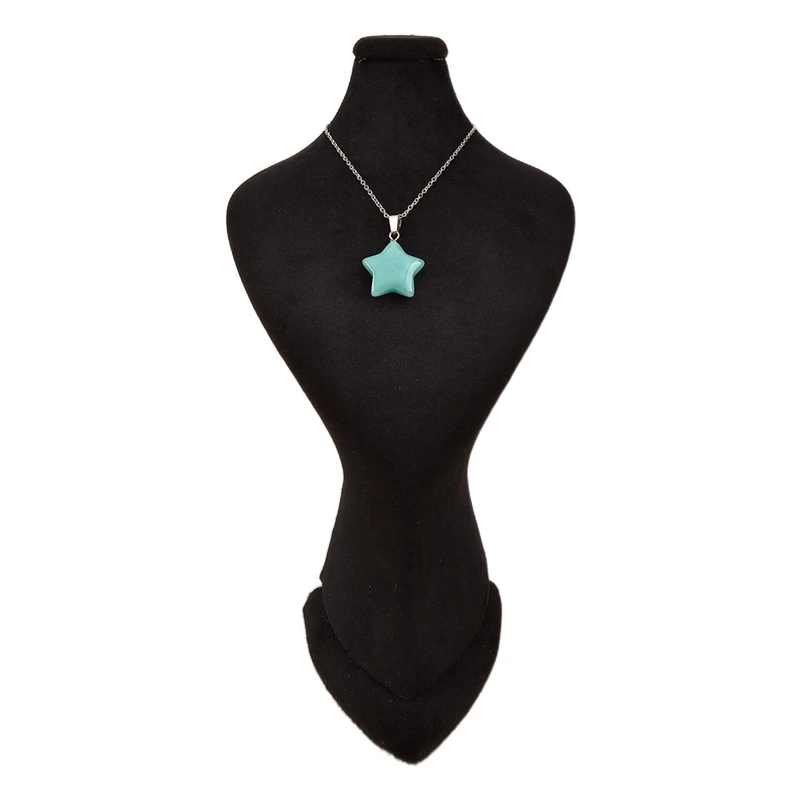 گردنبند دخترانه مدل سنگ ستاره شبتاب