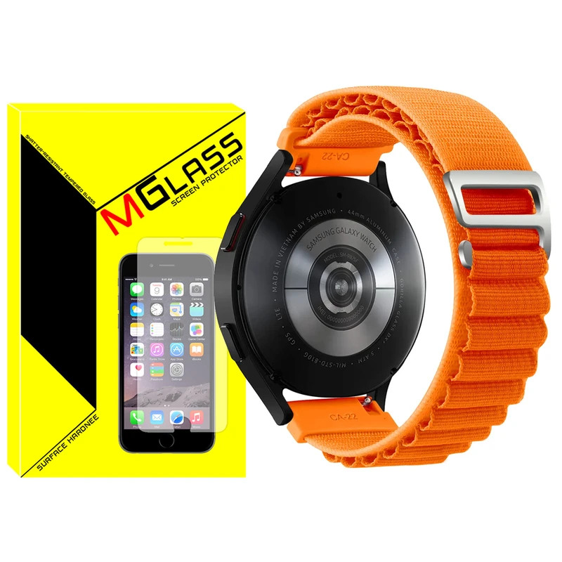 بند ام‌گلس مدل Alpine-MG مناسب برای ساعت هوشمند سامسونگ Galaxy Gear Sport / S2 Classic