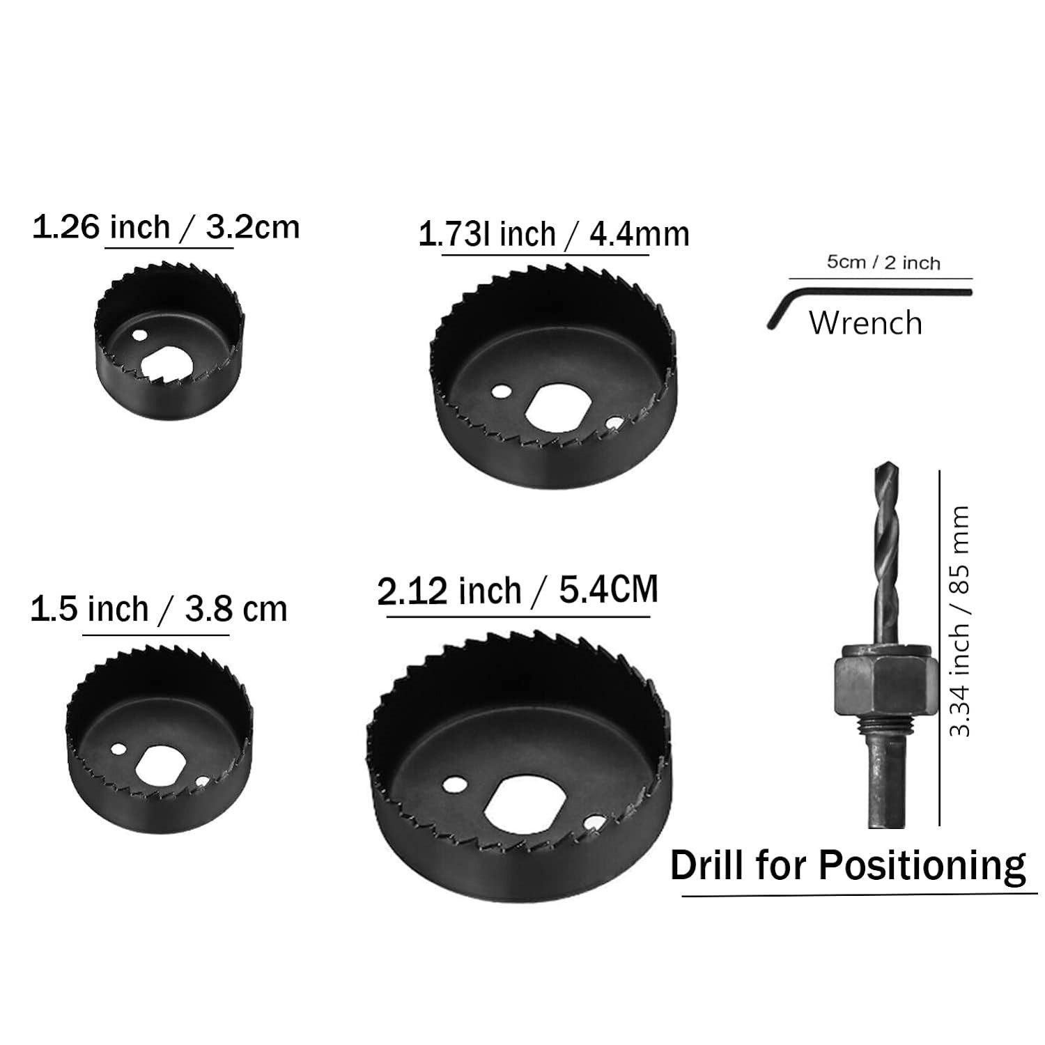 مته گردبر چوب مدل 6s مجموعه 6 عددی