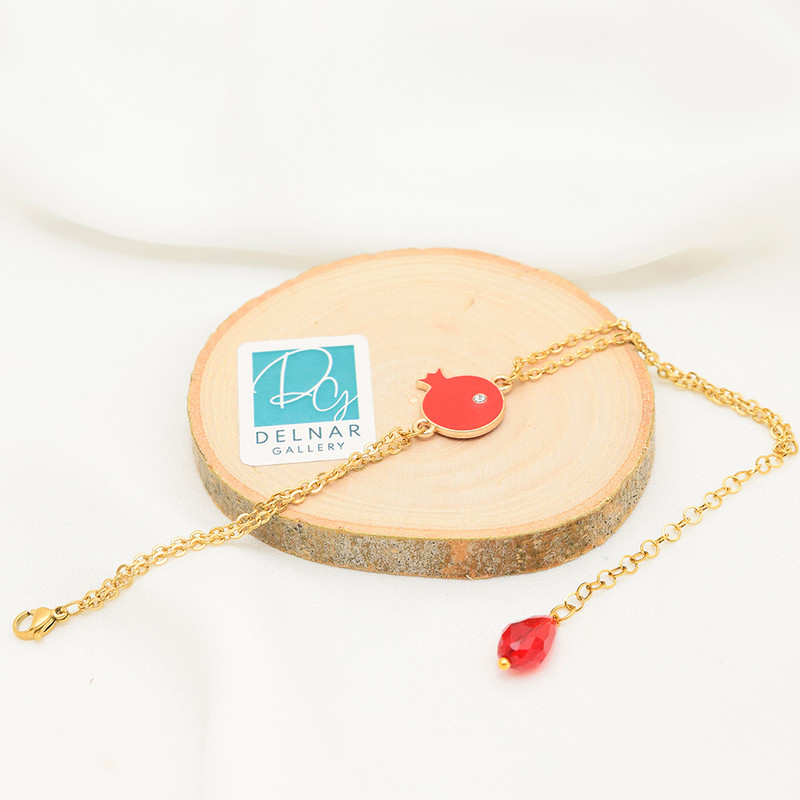 دستبند زنانه دلنار مدل دانه انار یلدا 3