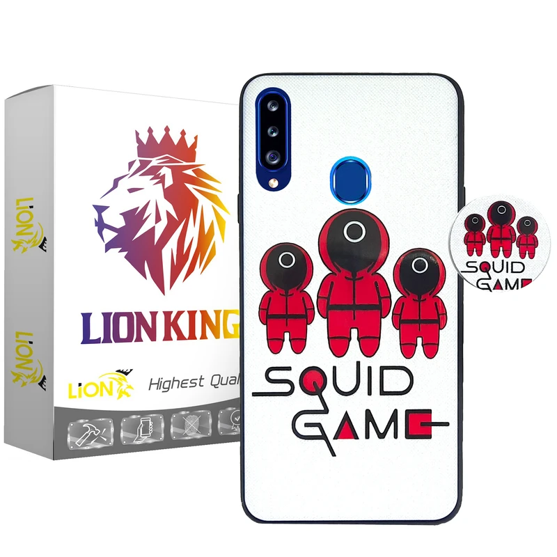  کاور لاین کینگ مدل SG مناسب برای گوشی موبایل سامسونگ Galaxy A20S به همراه پایه نگهدارنده