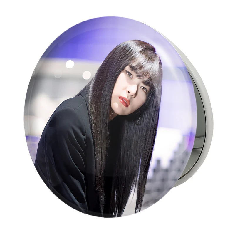 آینه جیبی خندالو طرح سولگی گروه رد ولوت Red Velvet مدل تاشو کد 19617 