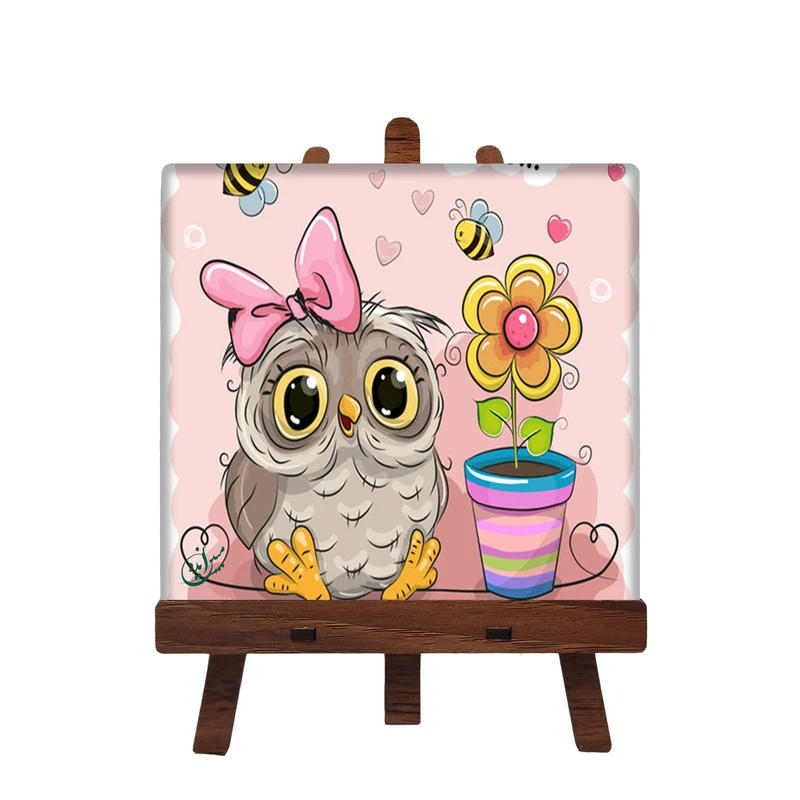 کاشی مبین ایده مدل جغد ch10 کد 1071 به همراه پایه