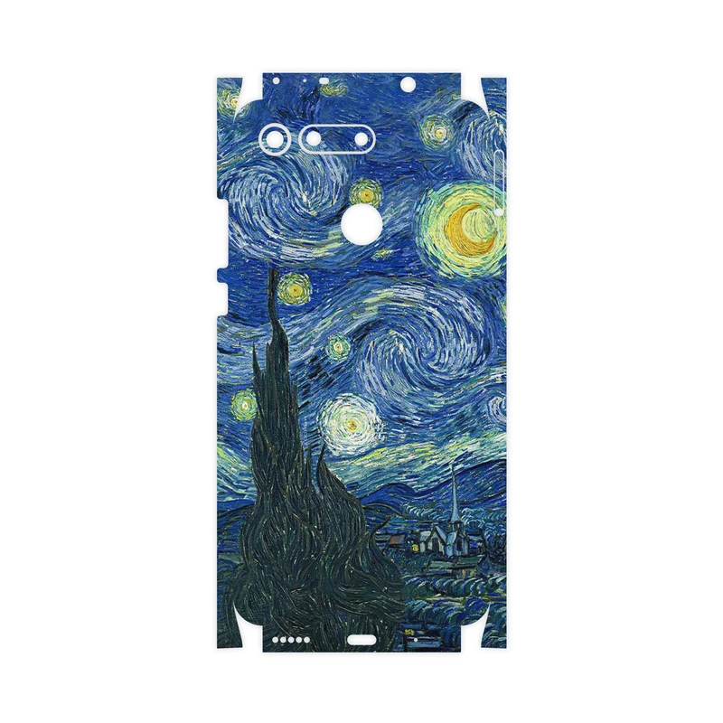 برچسب پوششی ماهوت مدل The Starry Night of van Gogh-FullSkin مناسب برای گوشی موبایل آنر View 20