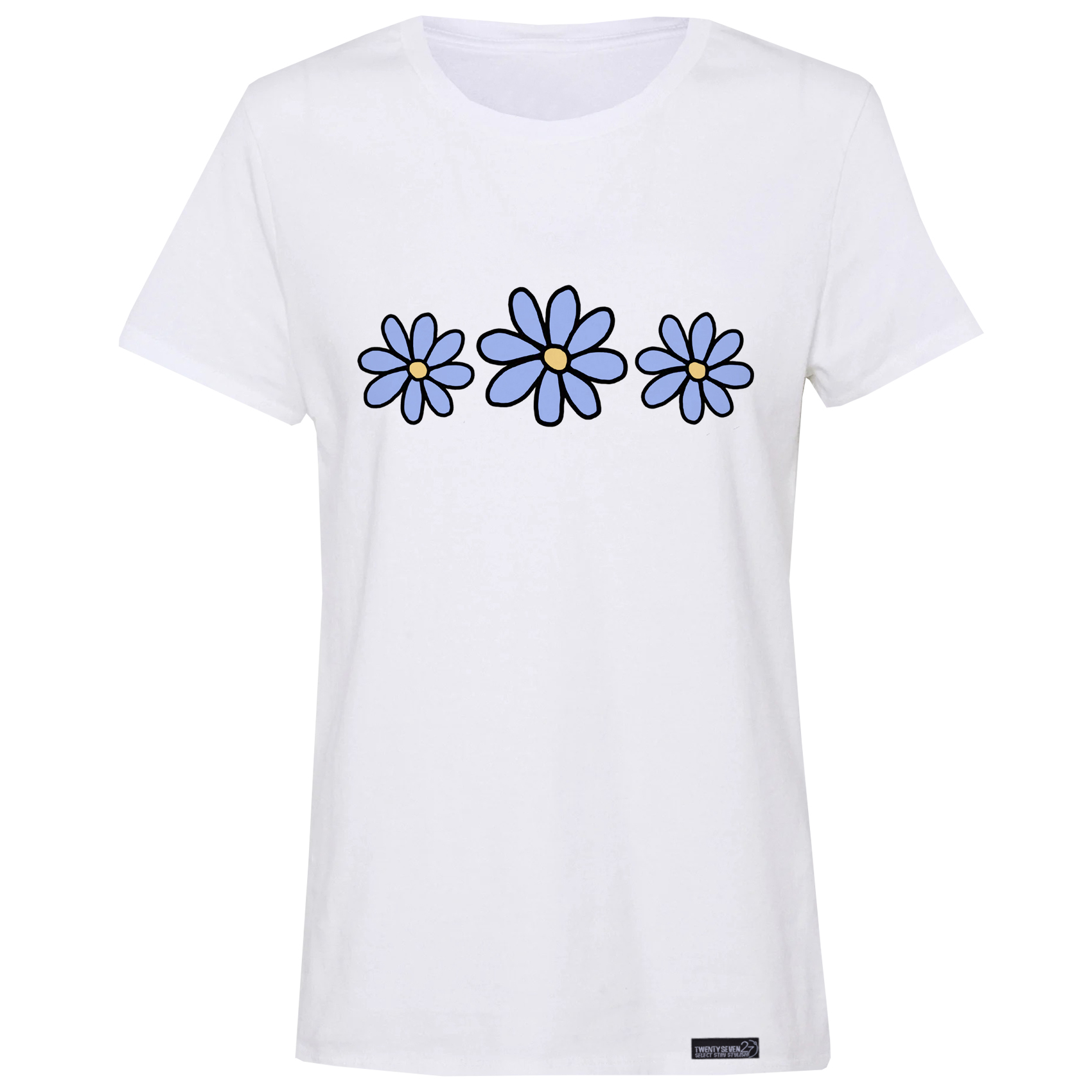 تی شرت آستین کوتاه زنانه 27 مدل گل کد RN598