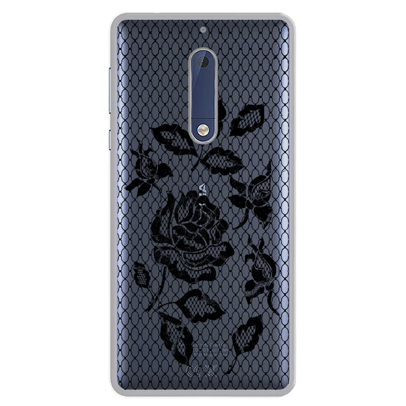 کاور مگافون طرح گل مدل C43-B مناسب برای گوشی موبایل نوکیا 5