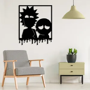 دیوارکوب مدل Rick and Morty
