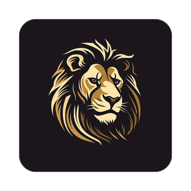 زیر لیوانی کاکتی طرح شیر مدل mp24100