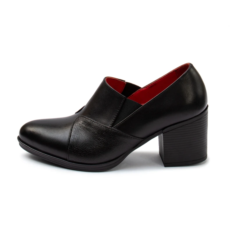 کفش پاشنه‌دار زنانه چرم عطارد مدل چرم طبیعی کد SH339