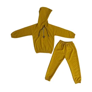 ست هودی و شلوار دخترانه مدل ابر و بادی کد 1