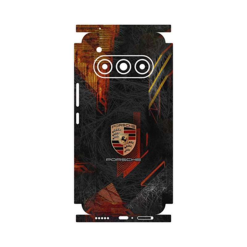برچسب پوششی ماهوت مدل Porsche_Logo-FullSkin مناسب برای گوشی موبایل داریا Bond II Lite 5G