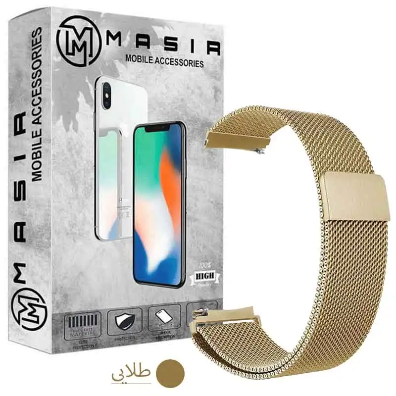 بند مسیر مدل میلانس مناسب برای ساعت هوشمند امیزفیت GTS 3 / GTS 4 / GTS 4 Mini
