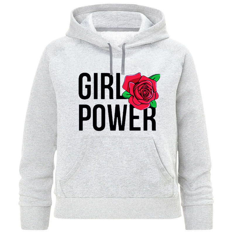 هودی دخترانه مدل girl power کد h59