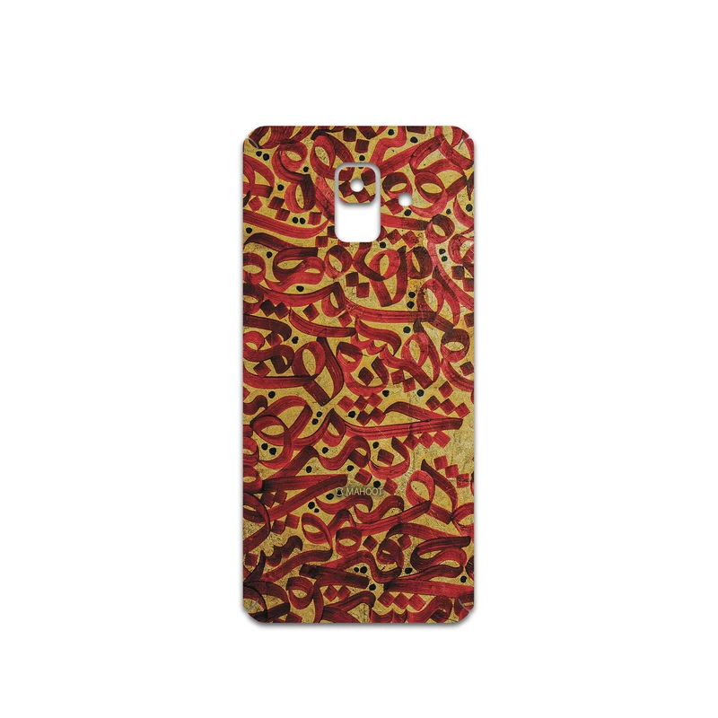 برچسب پوششی ماهوت مدل Nastaliq-6 مناسب برای گوشی موبایل سامسونگ Galaxy A6 2018