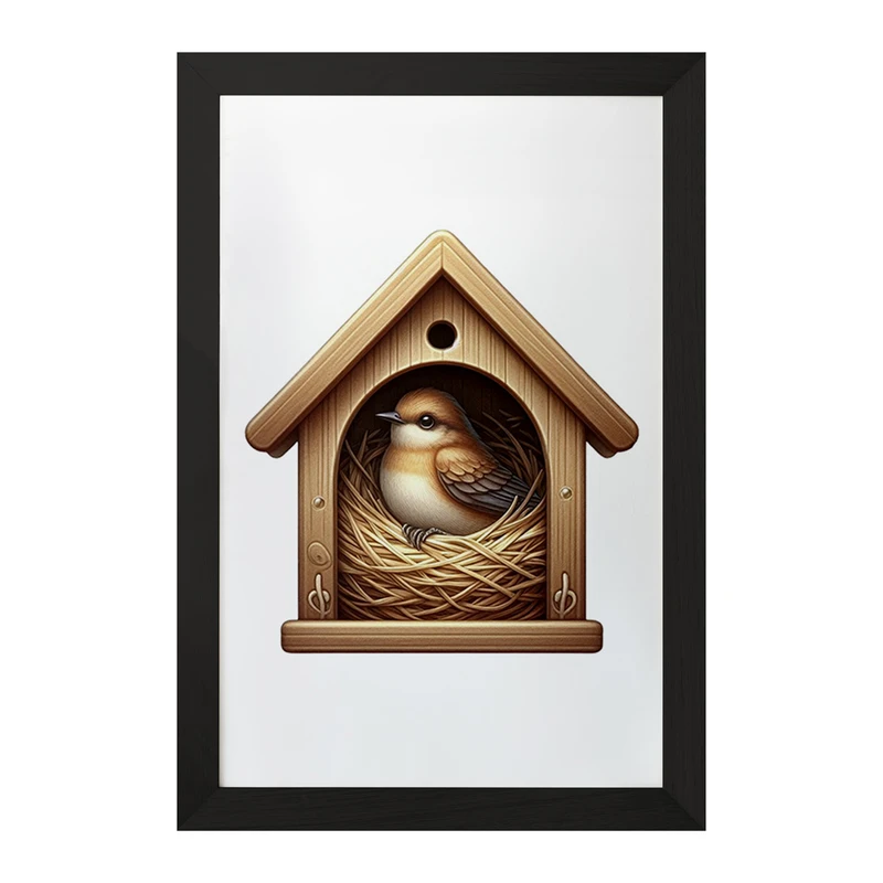 تابلو خندالو مدل پرنده کد F3001