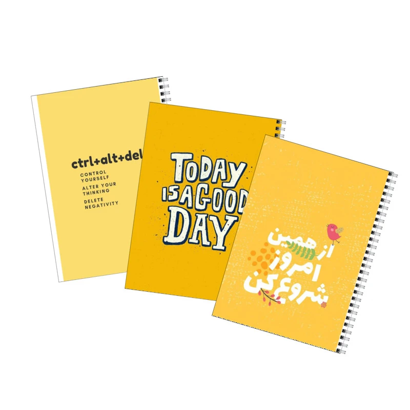 دفتر مشق 80 برگ بامبیلیپ طرح انگیزشی کد 96 مجموعه 3 عددی