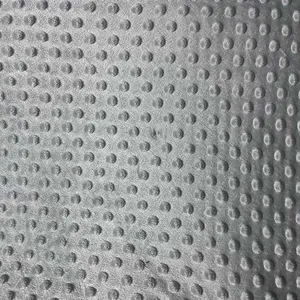 پارچه لباس عرض 1.5 متر مدل مخمل حبابی رنگ طوسی