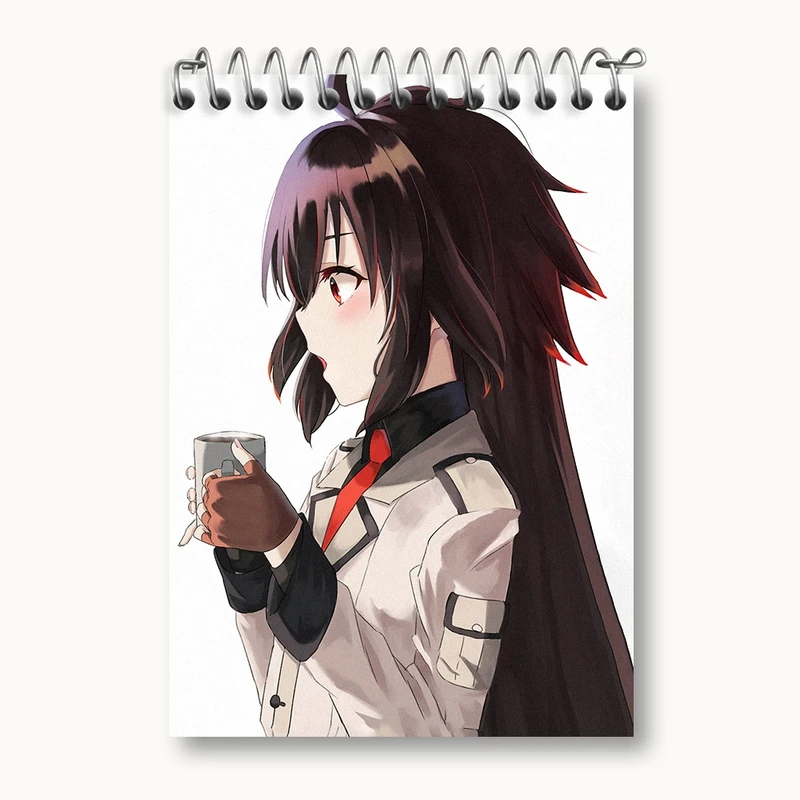 دفتر یادداشت 50 برگ خندالو مدل فردریکا انیمه 86 کد 33808