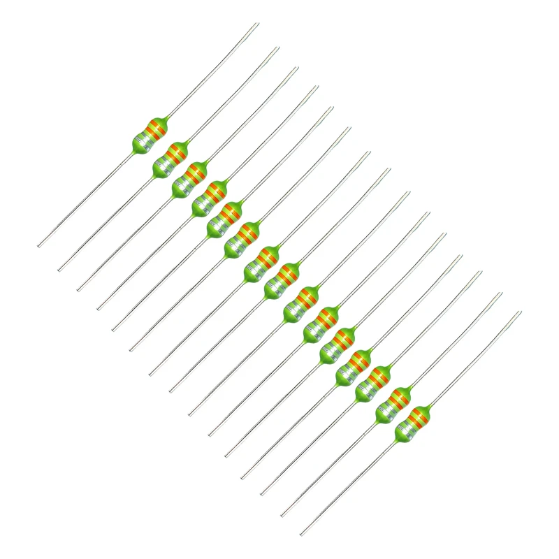 سلف مقاومتی 0.33 میکرو هانری 1/4 وات مدل SELF 0/33 بسته 15 عددی
