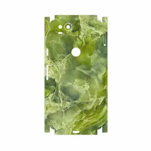 MAHOOT Green Crystal Marble-FullSkin Cover Sticker for Google Pixel 2