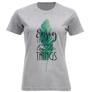 تی شرت آستین کوتاه زنانه مدل برگ W403