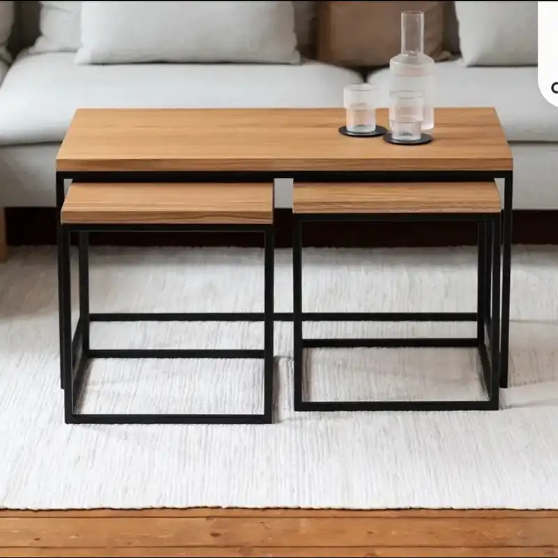 میز پذیرایی مدل E100 مجموعه سه عددی