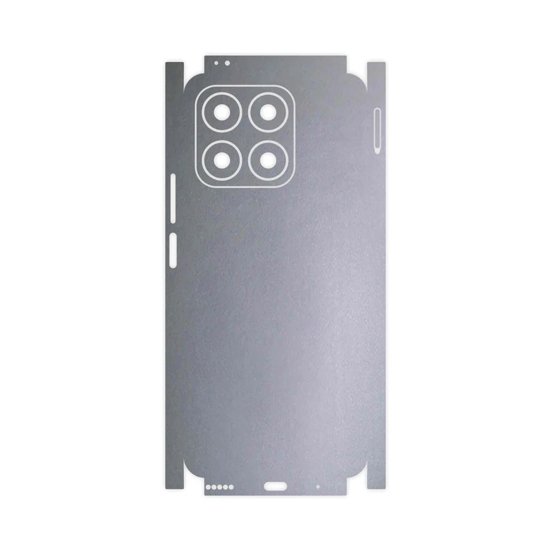 برچسب پوششی ماهوت مدل Matte-Silver-FullSkin مناسب برای گوشی موبایل آنر X8a