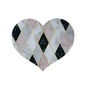  پادری مدل قلب طرح سنگ کد 8632 سایز 90x90 سانتی متر