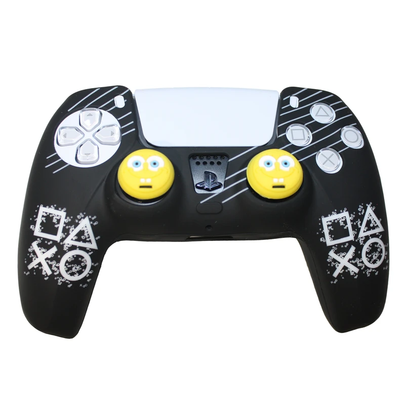 محافظ دسته پلی استیشن 5 مدل spongebob LOGO به همراه روکش آنالوگ
