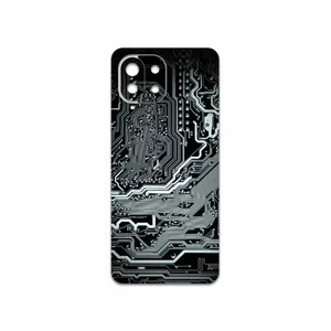 MAHOOT Black-Printed-Circuit-Board Cover Sticker for Xiaomi MI 11 LITE
