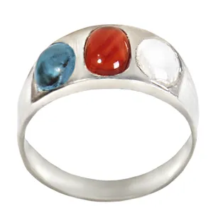   انگشتر نقره زنانه بازرگانی میلادی کد AW-064